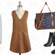 Library Liaison Top, $27 | Spectacularly Albuquerque Dress, $42 | Camp Director Tote, $36 | Make a Wild Stride Boot, $42
